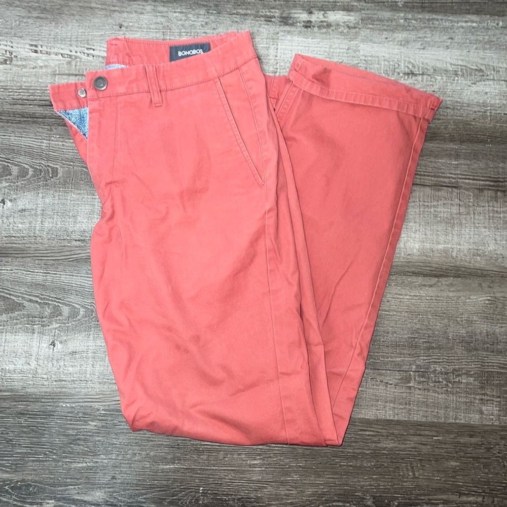 Salmon bonobos pants